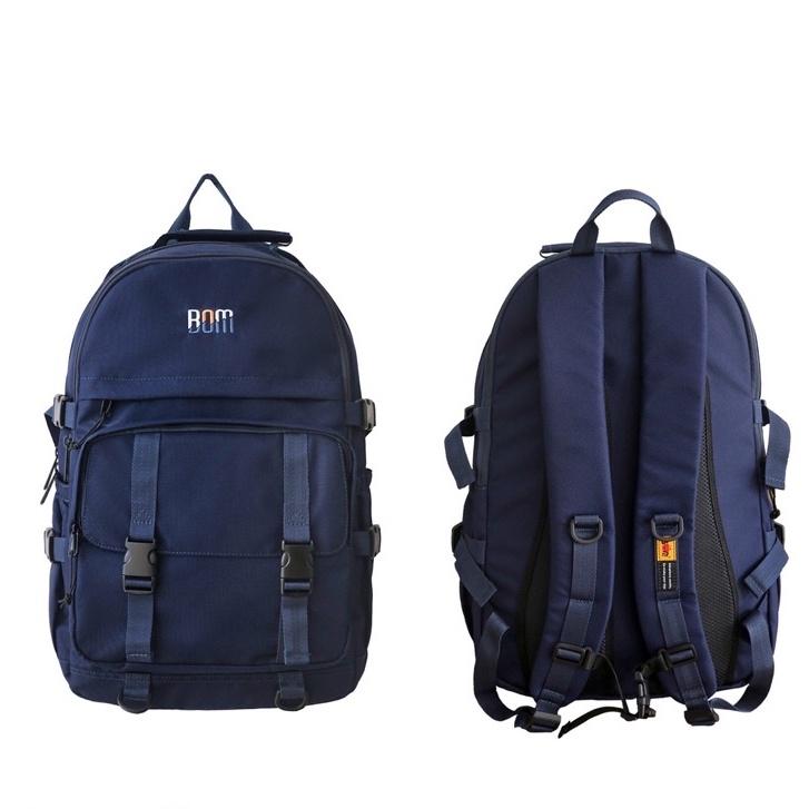 Balo học sinh, sinh viên thời trang unisex với chất dù nhẹ bền - BOM