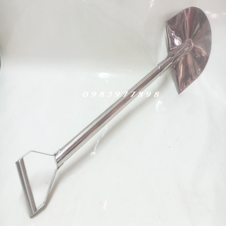 XẺNG INOX 304 CÁN CÓ TAY CẦM.