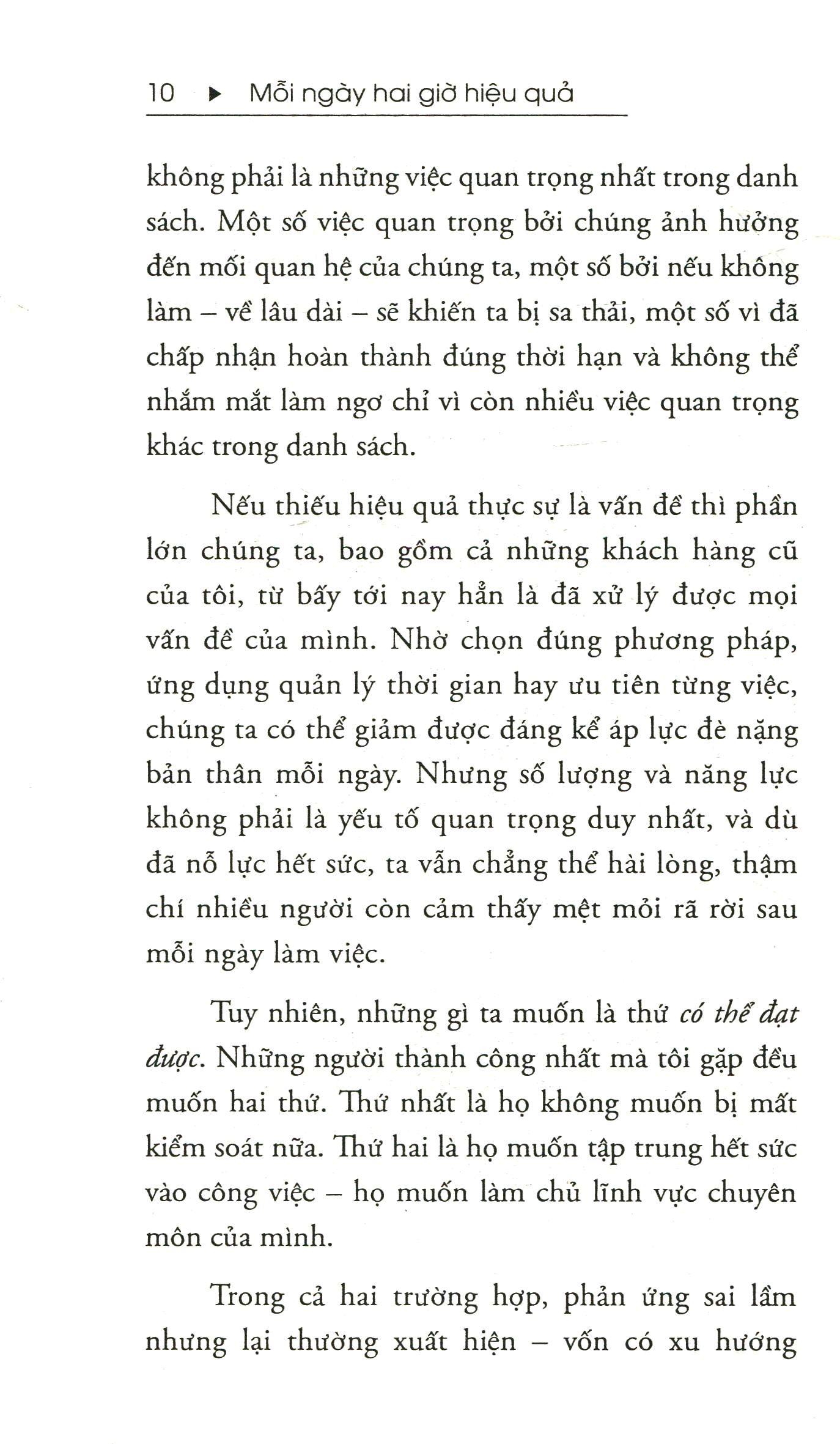 Mỗi Ngày Hai Giờ Hiệu Quả (Tái Bản 2018)