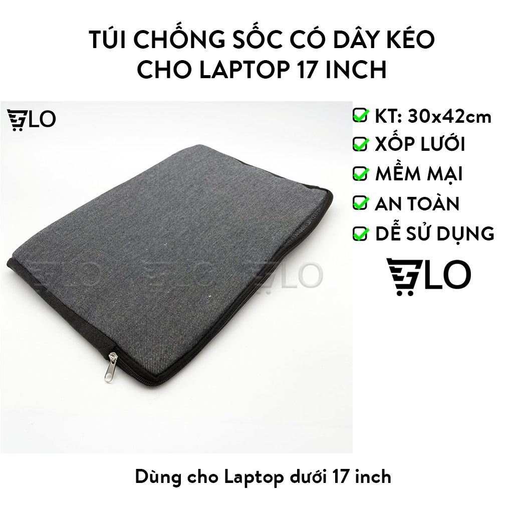 Túi Chống Sốc Có Dây Kéo Cho Laptop 12-17 Inch