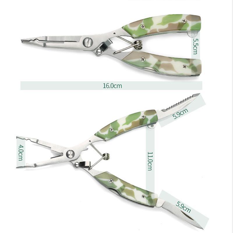 Multi-Function Fishing Pliers Hook Split  Pliers  Wire Tool