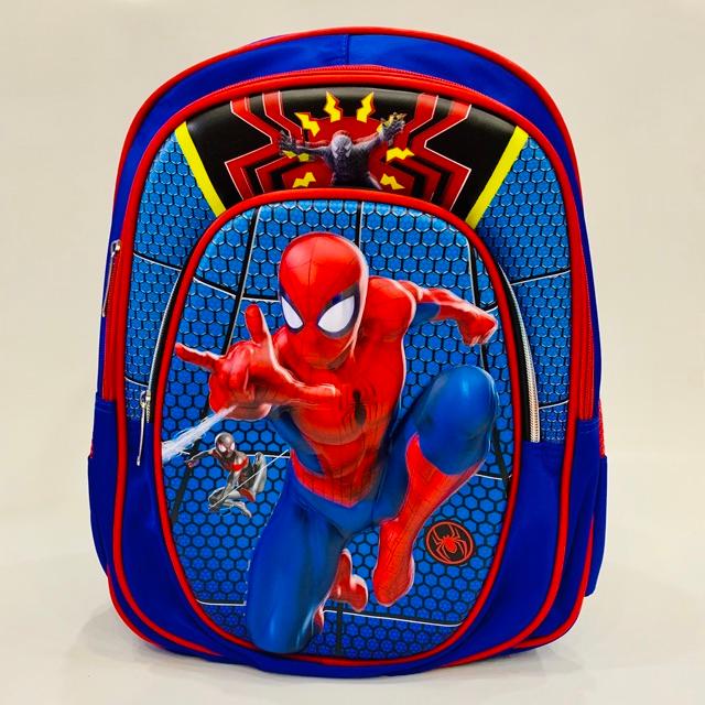 Ba lô đi học cho bé trai cấp 1 hình nổi Siêu nhân nhện Spiderman , American , xe hơi Mc Queen - TQ