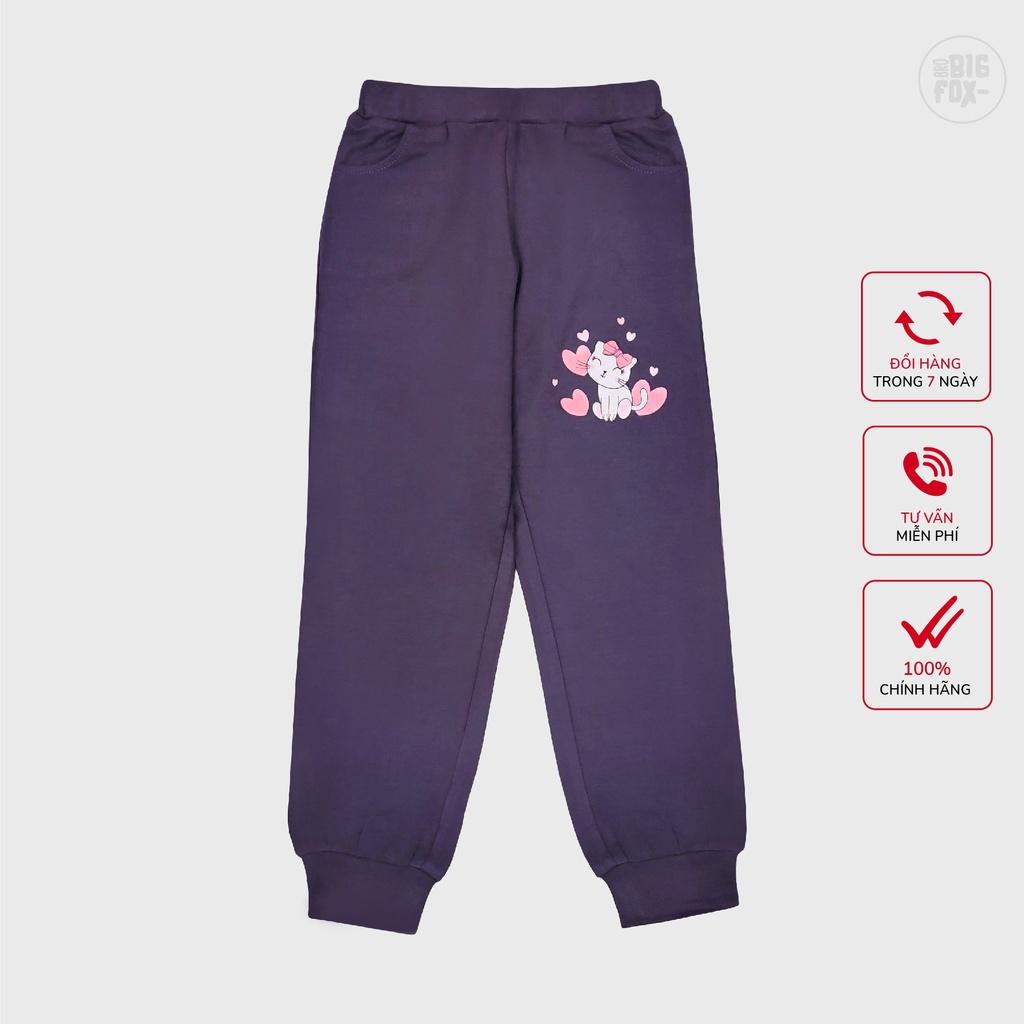 Bộ dài tay bé gái BIGFOX - MISS MEOW size đại, bộ thu đông cho bé phong cách Hàn Quốc in amazing 11 - 37 kg
