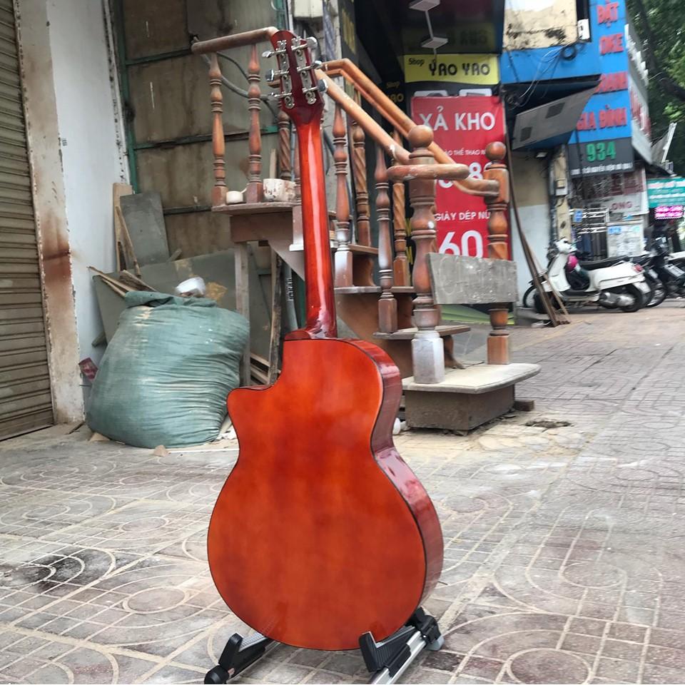 Đàn guitar Việt nam mặt gỗ tự nhiên,guitar E-75Sv cho người mới chơi