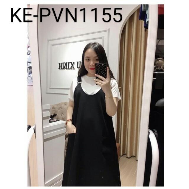 VÁY BẦU ĐẦM BẦU THỜI TRANG ĐẸP MÙA HÈ SÉT CẶP (CÓ KÈM ÁO) KE1155