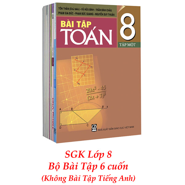 Sách Giáo Khoa Bộ Lớp 8 - Sách Bài Tập (Bộ 6 Cuốn - Không Bài Tập Tiếng Anh) (2021)