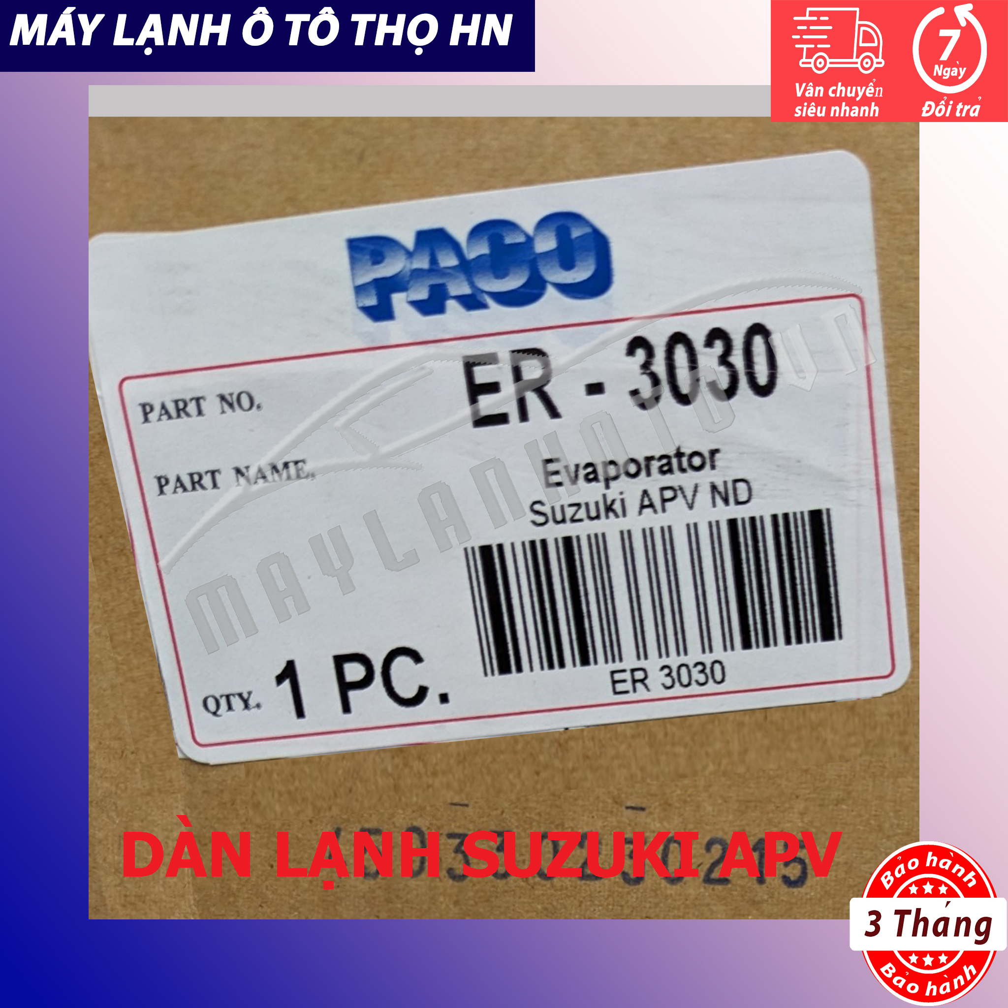 Dàn lạnh Suzuki APV 2004 2005 2006 2007 2008 2009 2010 2011 2012 Hàng xịn Thái Lan 04 05 06 07 08 09 10 11 12
