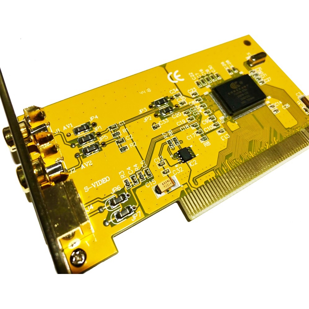 ROGTZ Card Chuyển Đổi PCI To SVHS AV S-Video - Hàng Nhập Khẩu