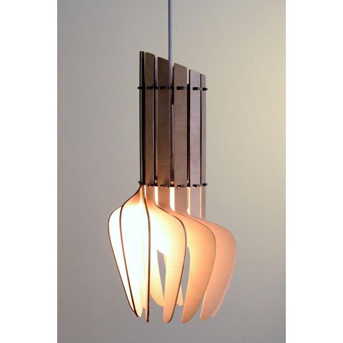 Đèn thả trần decor bằng Gỗ DIY 154