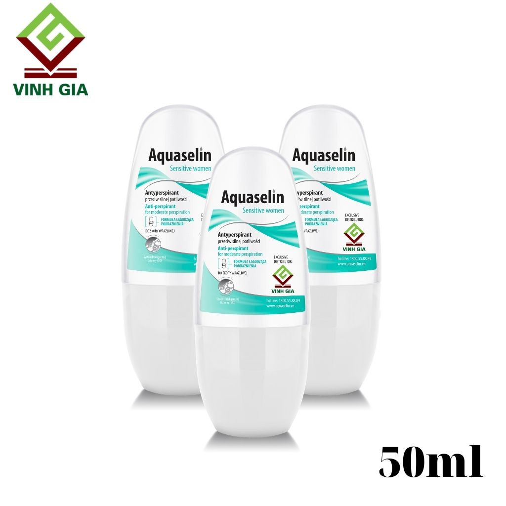 Lăn khử mùi dành cho nữ Aquaselin 50ml (loại nhẹ)