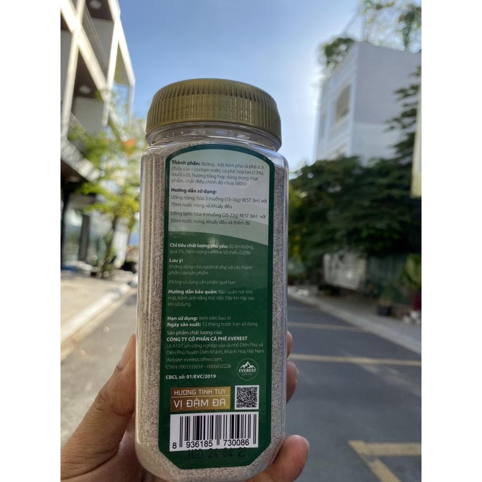 Combo Cà Phê Sữa REST 3IN1 - Everest Coffee. Hủ 350gr. Hàng Việt Nam Xuất Khẩu.Chất Lượng Quốc Tế