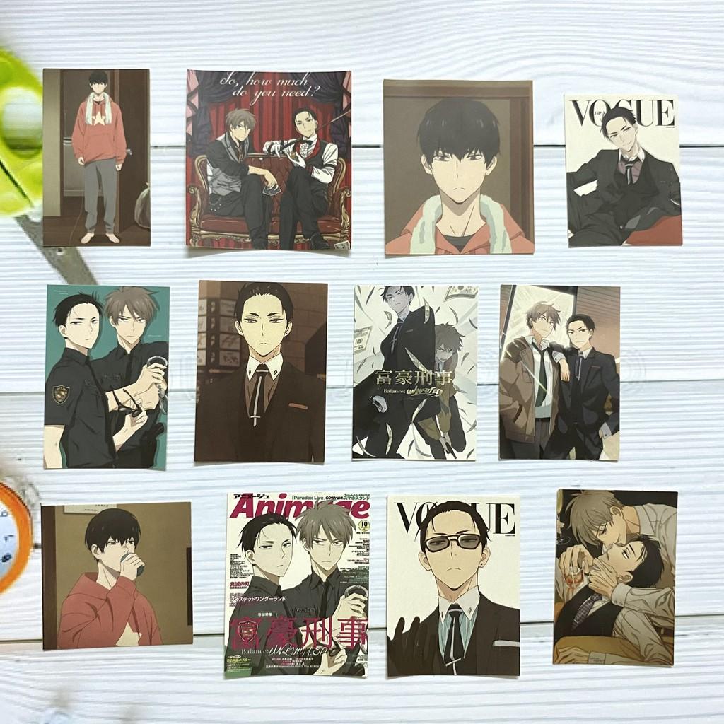 Bộ hình dán - sticker anime Thám tử đại gia Fugou Keiji: Balance:UNLIMITED dán trang trí laptop, máy tính bỏ túi,