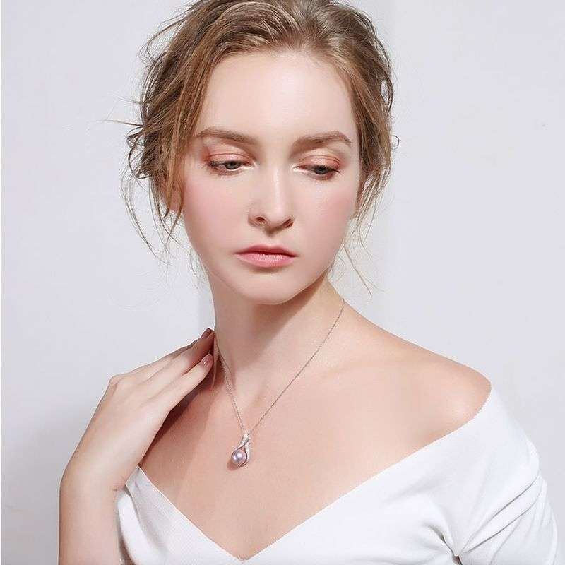 Dây Chuyền Mặt Ngọc Trai Cao Cấp - Lửa Thần - Trang Sức Cô Tấm - FLAME PEARL - CTJ4908