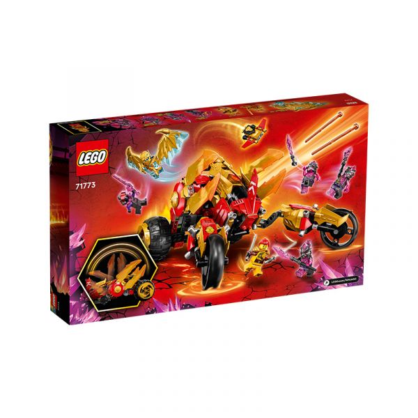 BỘ LẮP RÁP LEGO NINJAGO 71773 CHIẾN XE RỒNG VÀNG CỦA KAI