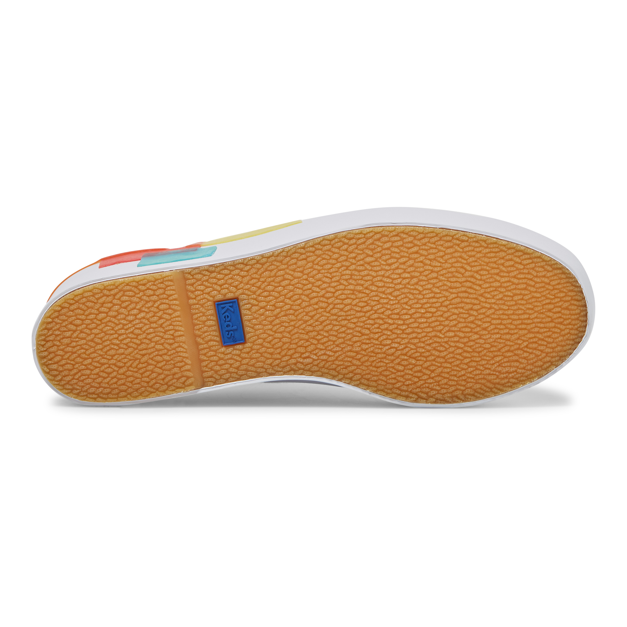 Giày Keds Nữ- Triple Up Canvas Blocked Rubber White- KD066390