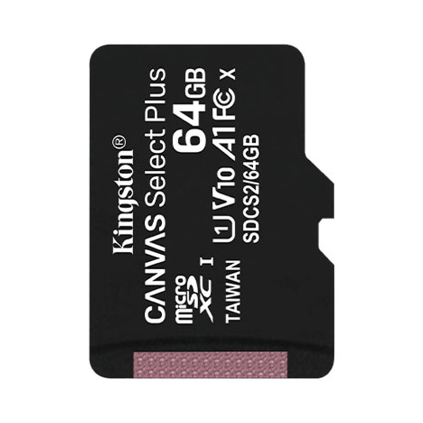Thẻ nhớ Kingston 64GB microSD Class10 - Hàng chính hãng FPT Phân Phối
