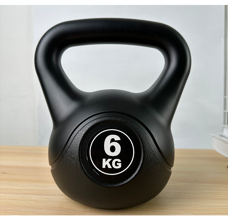 Tạ Bình Vôi 6KG, Tạ Quai Xách Vỏ Nhựa PE Bọc Bê Tông Chống Ồn Dành Cho Nam Nữ