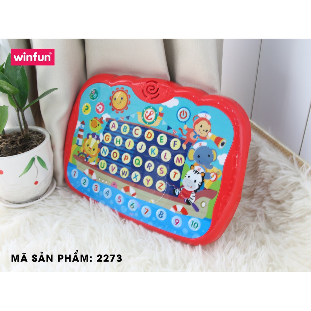 Ipad Đồ chơi phát triển ngôn ngữ Giáo dục sớm kích thích Tư duy cho bé  tăng cường Trí thông minh Tiny - Winfun - 2273