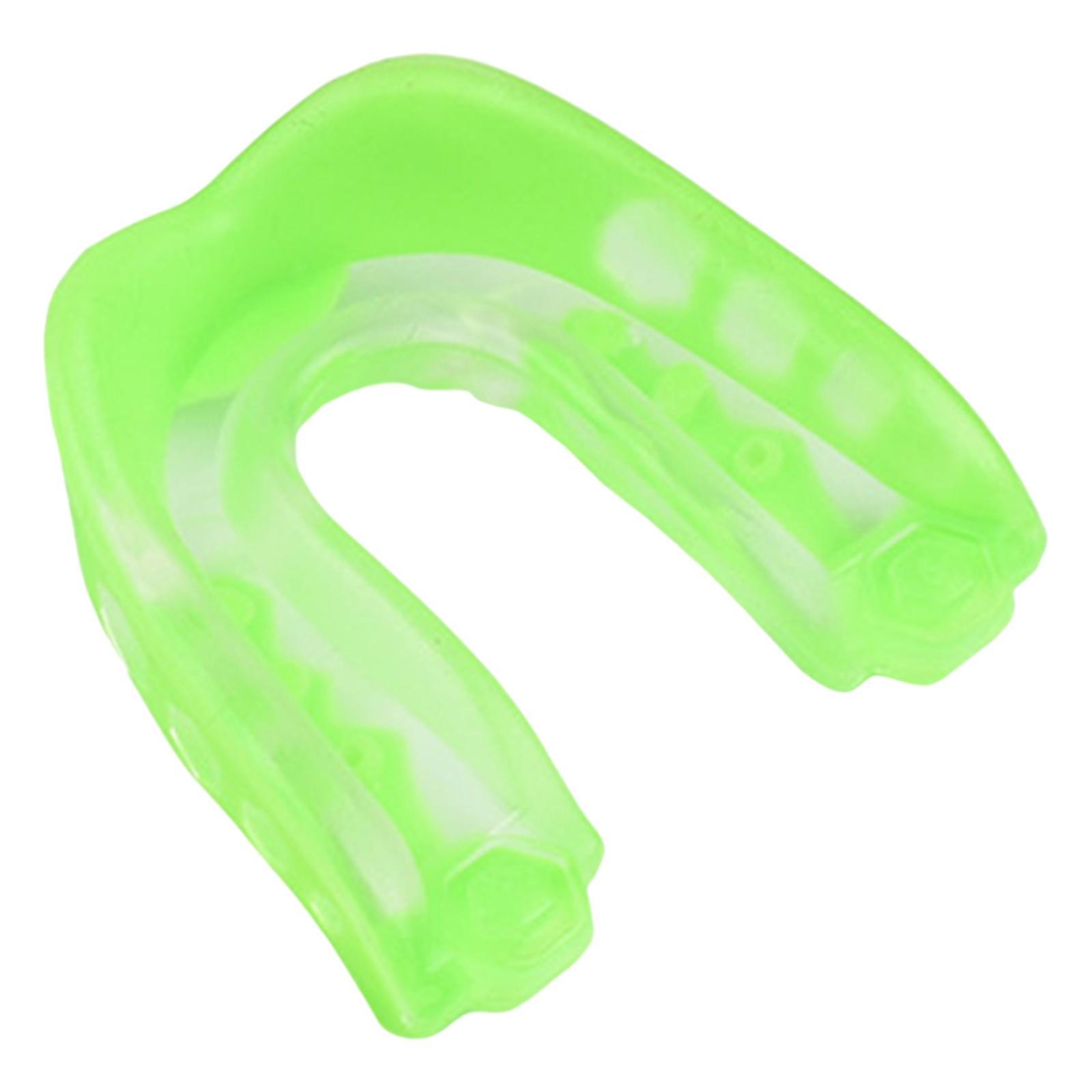 Mouth Guard Gum Basketball Boxing MMA for Adult Youth Green