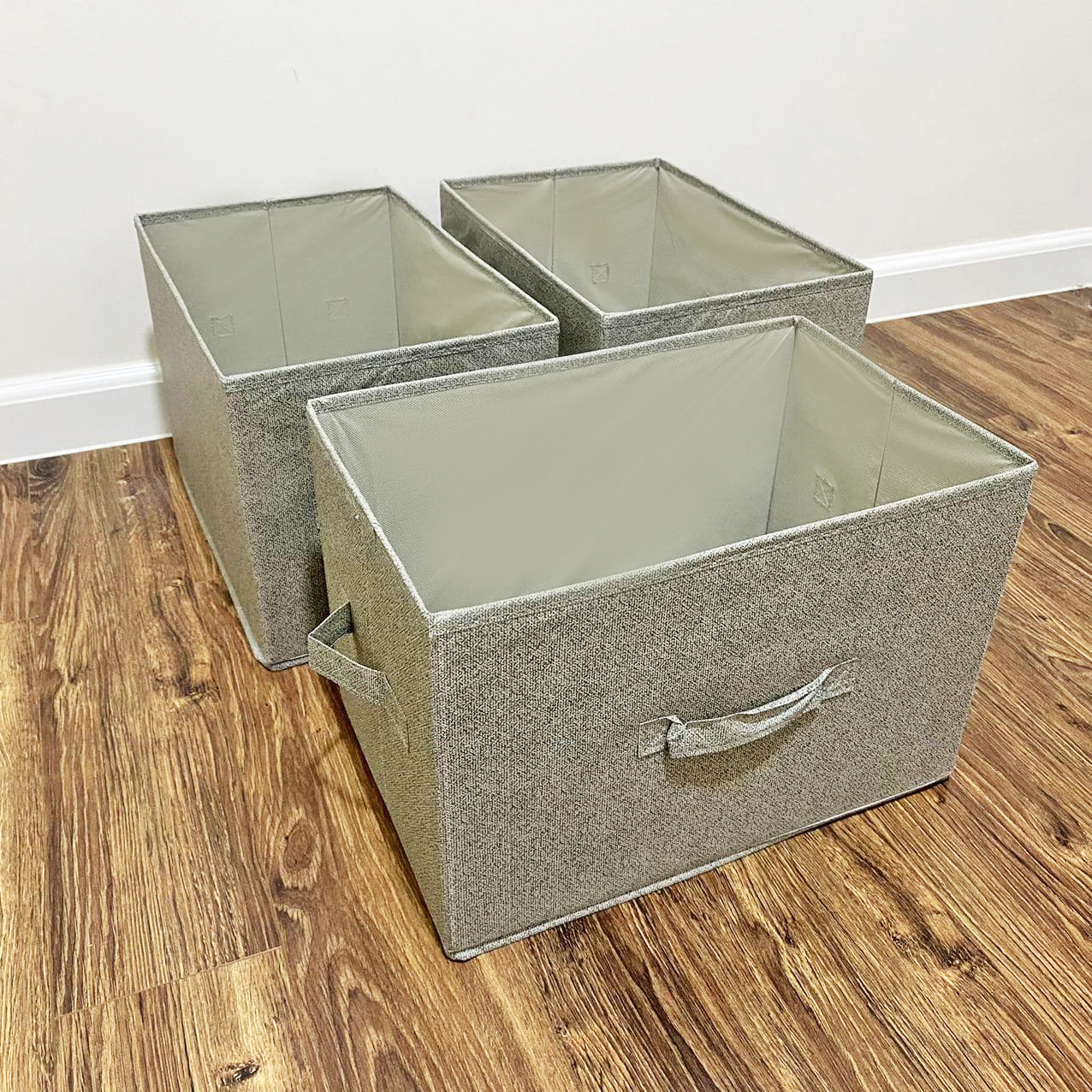 Combo 3 hộp đựng đồ cao cấp Việt Nam phong cách Nhật (38x25xH25cm) Storage Box