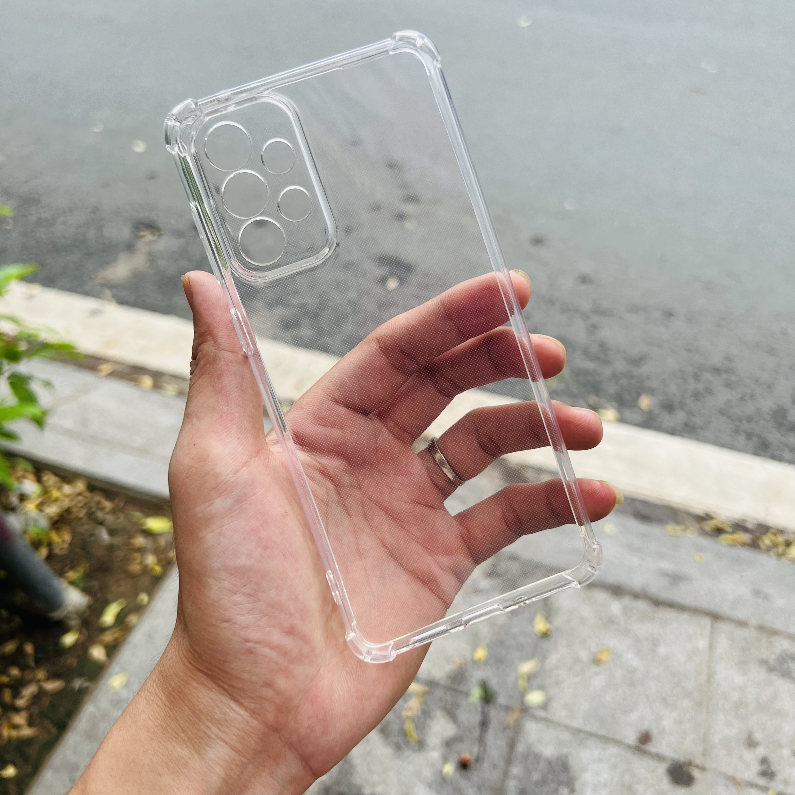 Ốp lưng cho SamSung Galaxy A73 5G trong suốt chống sốc bảo vệ camera sau