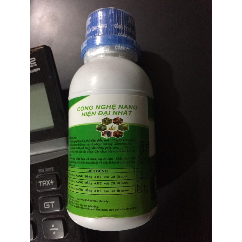 Dung dịch bảo vệ cây trồng NANO ĐỒNG lọ 100ml
