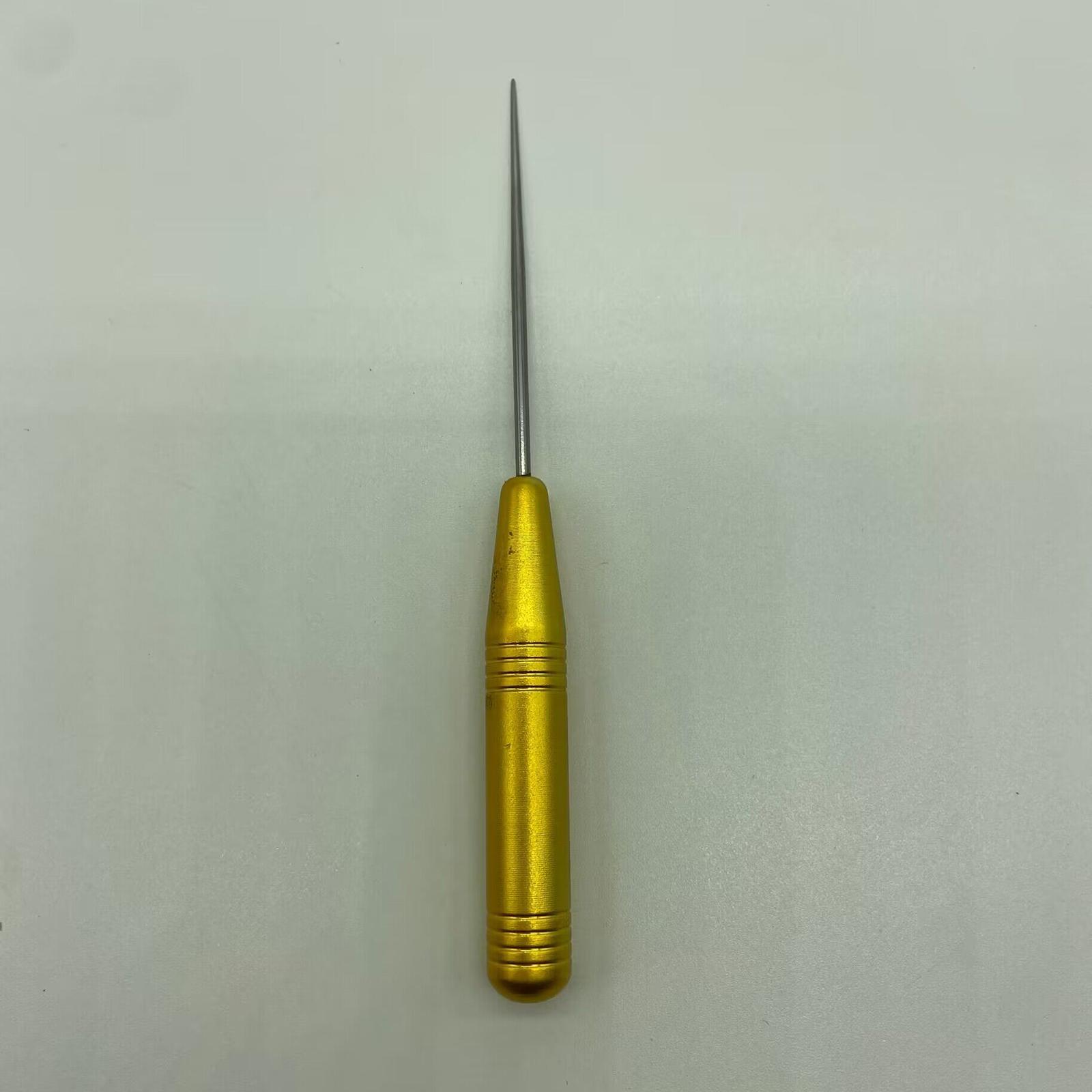 Durable Racquet Stringing Straight Awl String Guiding Sewing Awl Tennis Badminton Racket Stringing Tools for Making Hole Leathercraft Repair