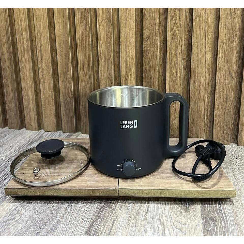 Nồi Lẩu Mini Lebenlang LBEC0808 Dung Tích 1.5L Đa Năng Nhỏ Gọn Bảo Hành 24 Tháng-Hàng chính hãng