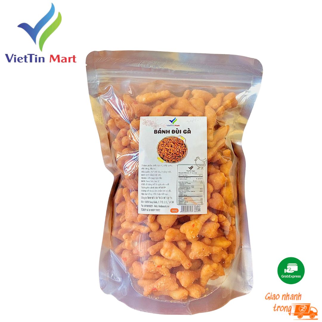 Bánh Đùi Gà Cay Mặn VIETTIN MART 250GR