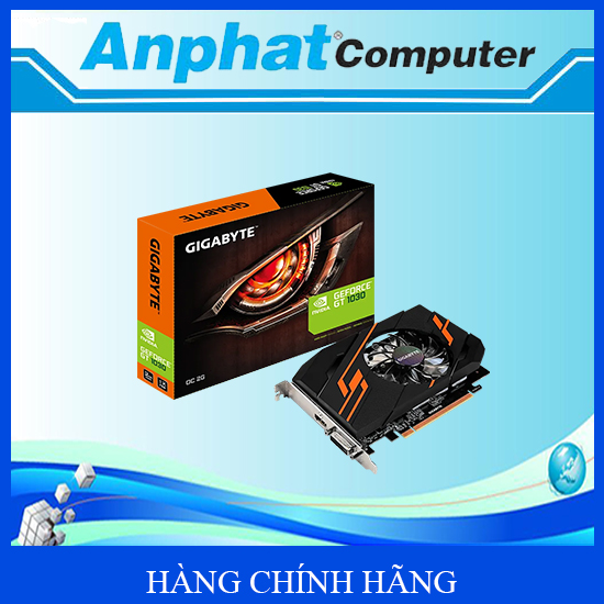 Card màn hình VGA Gigabyte GeForce GT 1030 2GB GDDR5 ( N1030OC-2GI ) – Hàng Chính Hãng