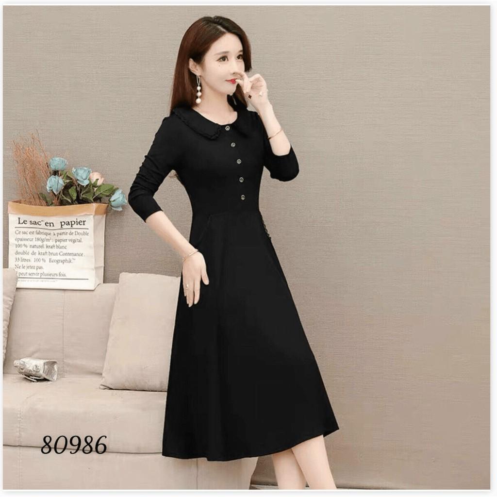 ĐẦM XÒE DỰ TIỆC CÓ NÚT CÚC CỰC XINH TÔN DÁNG THANH LỊCH CHO CHỊ EM VINA 1HITSTORE