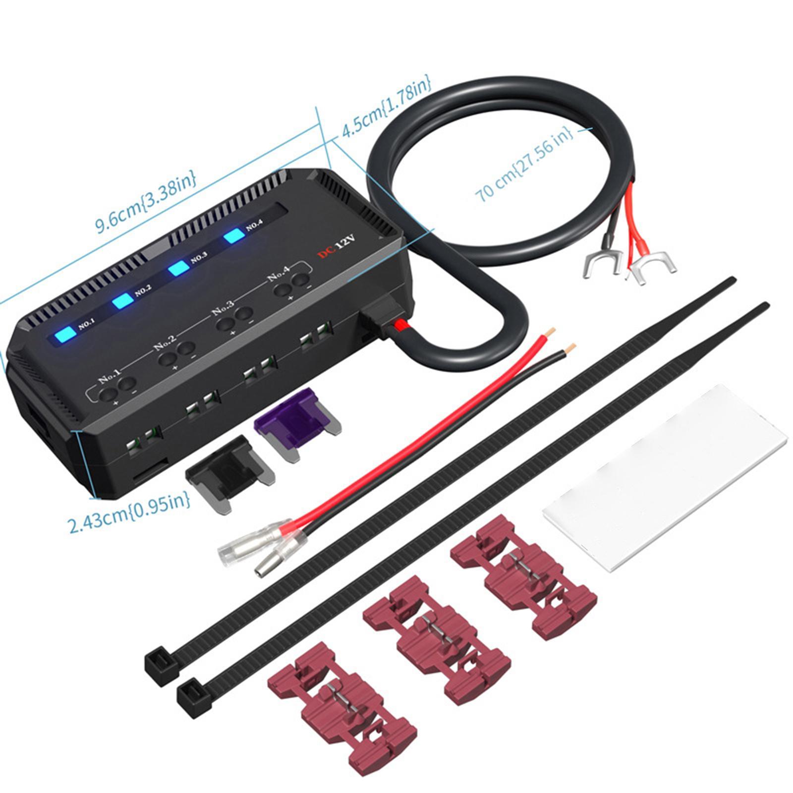 Blade Fuse Box Holder 12V Circuit Fuse Hold for Motorcycle Truck Fuse Holder