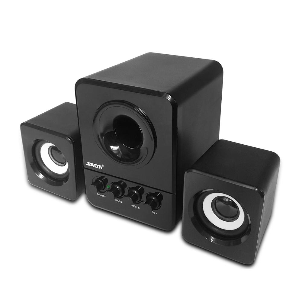 Loa kết hợp có dây SADA D-203 USB siêu trầm cho máy tính để bàn