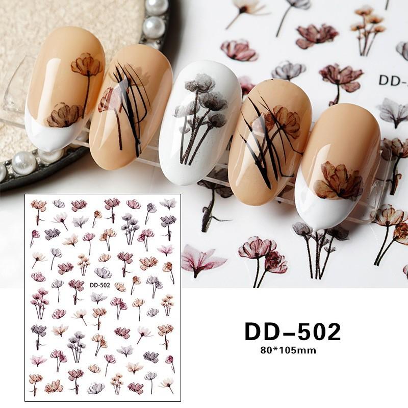 Sticker 3D Hoa Bồ Công Anh - Hình Dán Móng DD-502