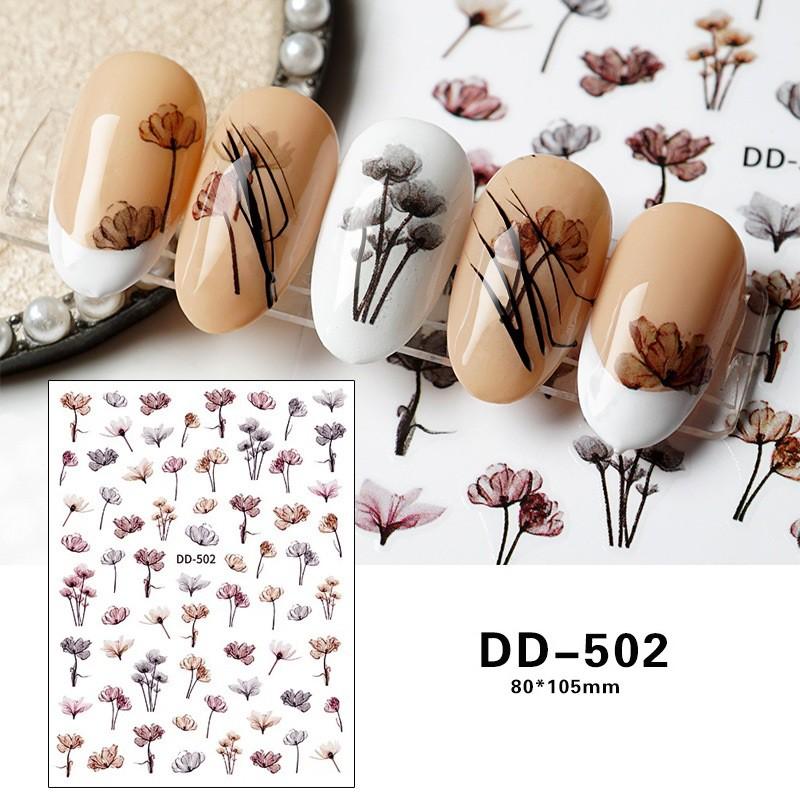 Sticker 3D Hoa Bồ Công Anh - Hình Dán Móng DD-502