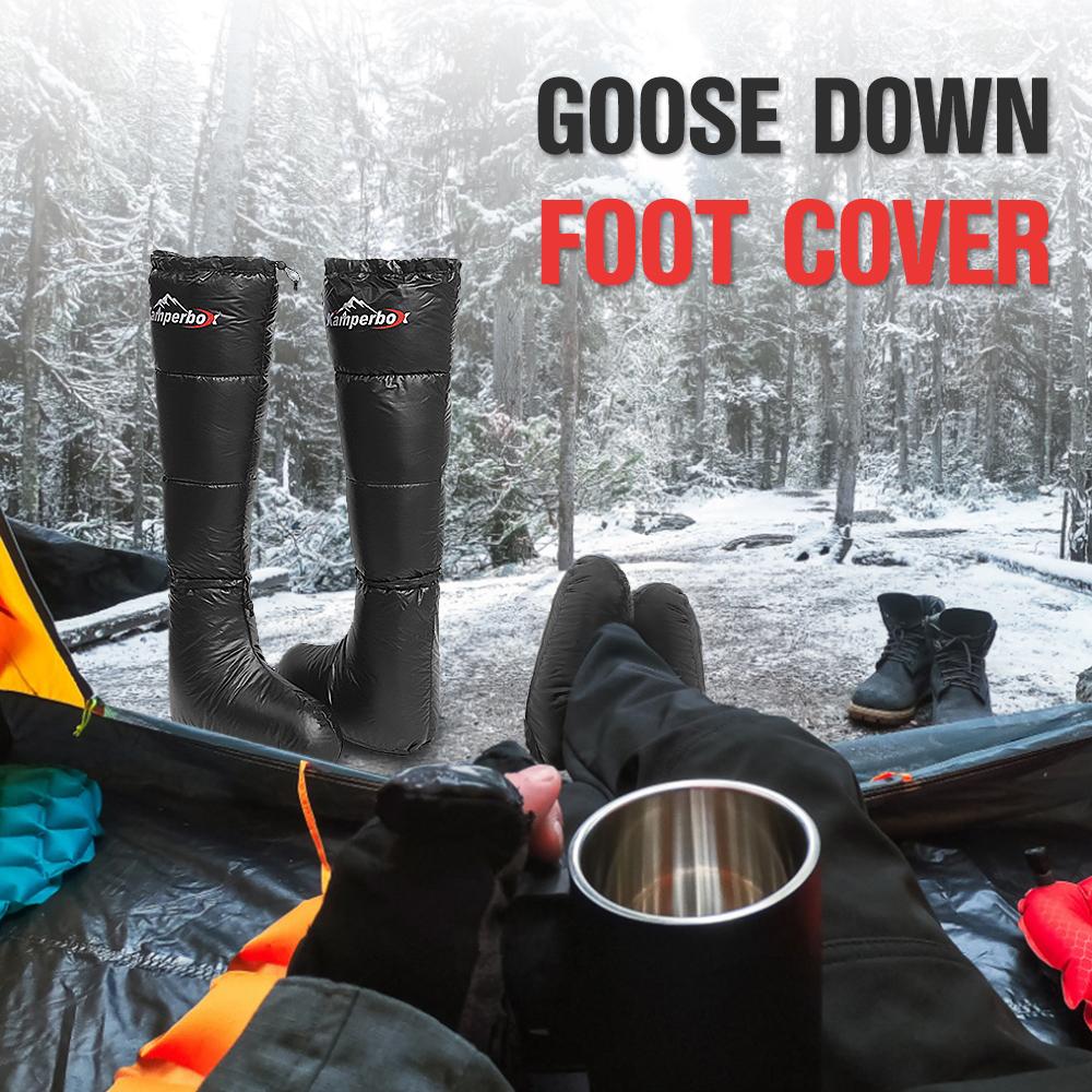 Giày Booties mùa đông ấm áp chống trơn trượt với dây rút có thể điều chỉnh kèm túi đựng