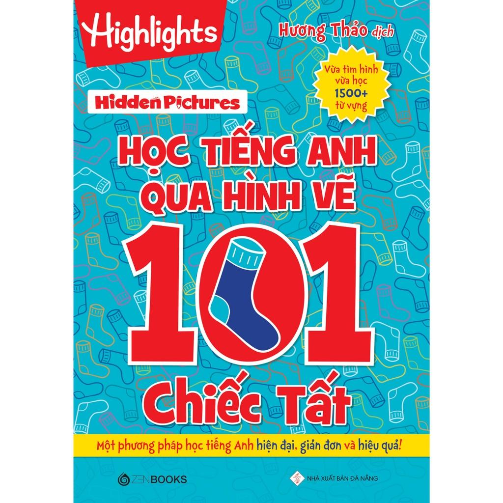 Sách - Hidden Pictures  Học Tiếng Anh Qua Hình Vẽ 101 Chiếc Tất