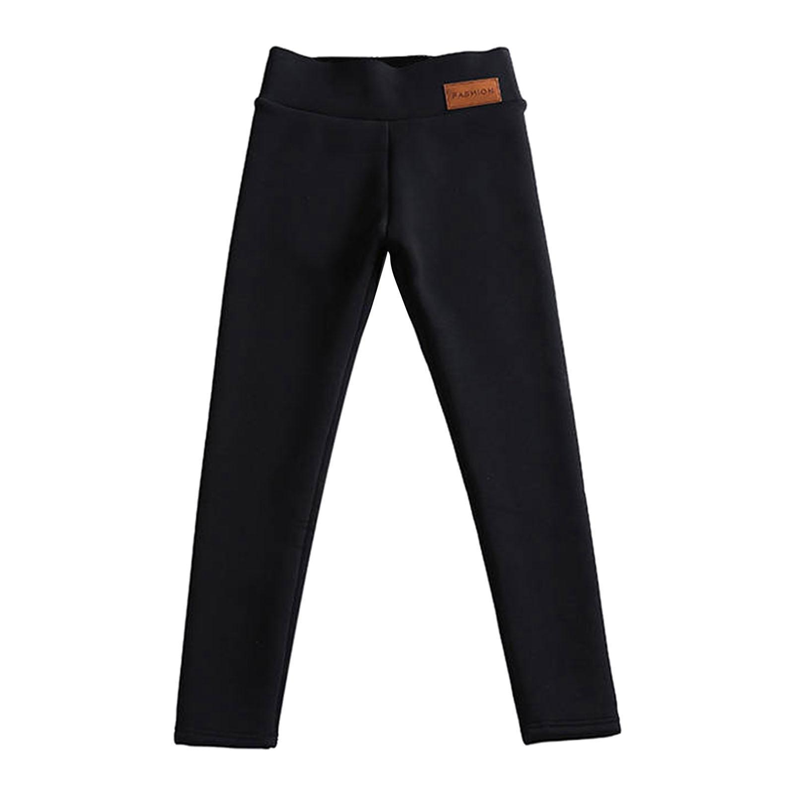 Women Winter Leggings Thick Tights Workout Comfortable Fleece Lined Elastic Trousers Thermal Pants Warm Yoga Pants for Cold Weather