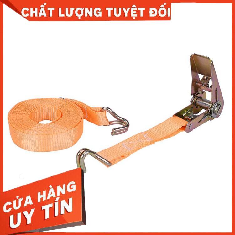 Dây Cảo Chằng Hàng Tăng Đơ Bản 25mmx3 mét tải 1000kg Có Móc J Liên Sơn