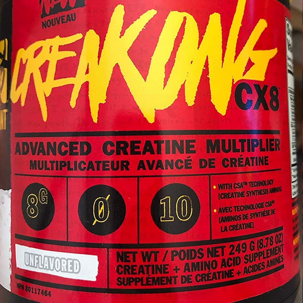 Creatine Mutant Creakong 30 serving - Tăng Sức Mạnh, Sức Bền Giảm Mệt Mỏi Trong Tập Luyện 300g