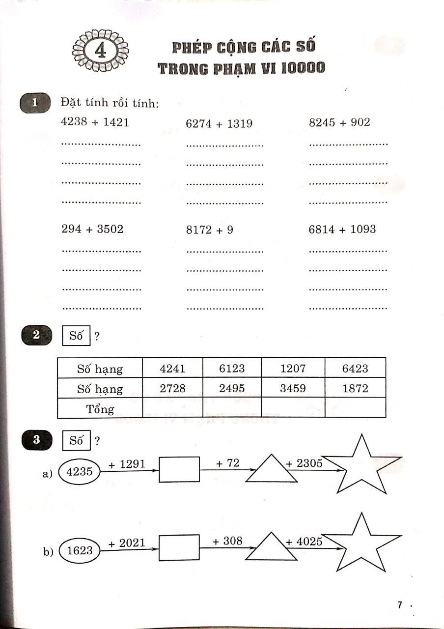 Vở Bài Tập Nâng Cao Toán 3 Tập 2