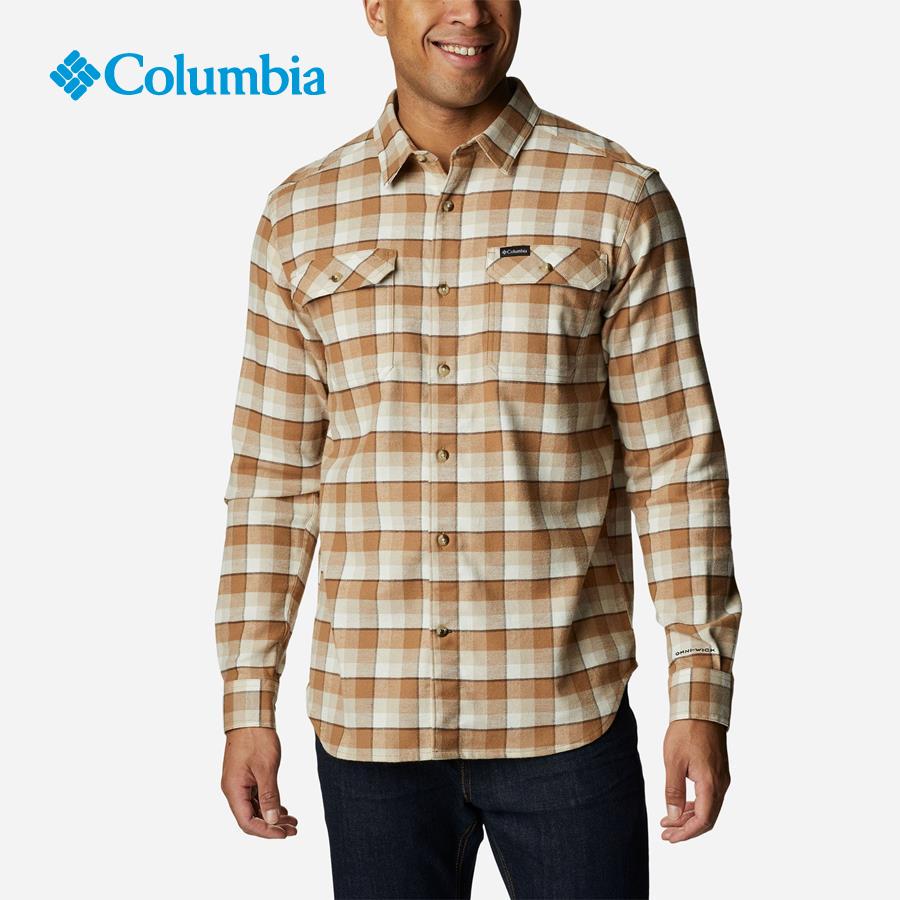 Áo sơ mi dài tay chống nắng nam Columbia Flare Gun Stretch Flannel - 1861585258
