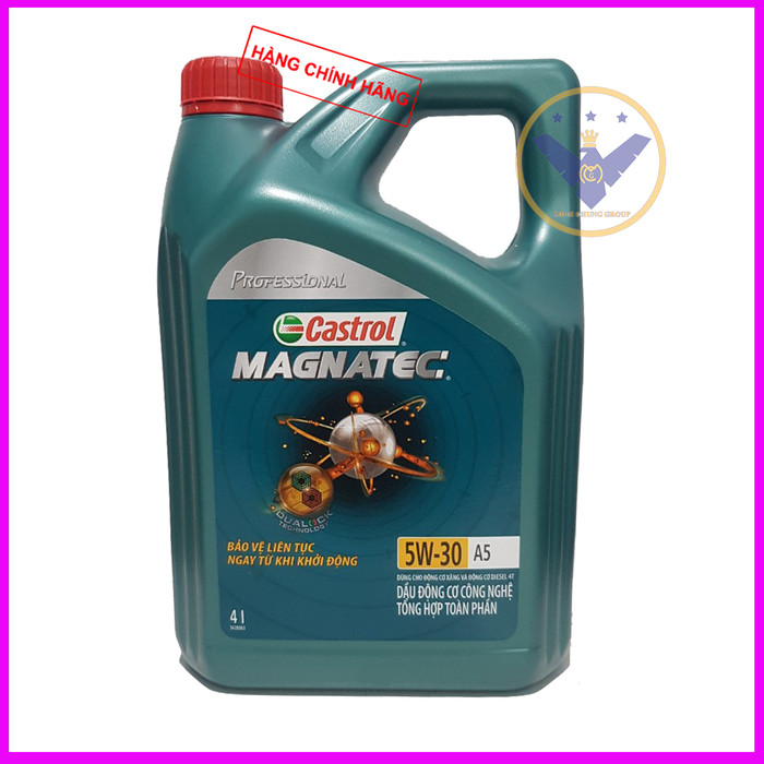 {Quà tặng} COMBO 2 dầu nhớt tổng hợp Castrol Magnatec Professional 5W-30 tặng 1 lọc nhớt cho xe Ford Transit