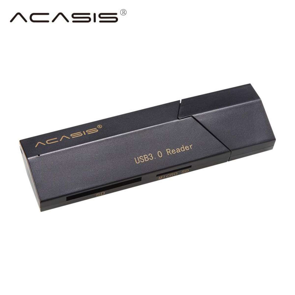 Đầu đọc thẻ nhớ SD, MicroSD(TF) USB 3.0 Acasis IS001  - Hàng Chính Hãng