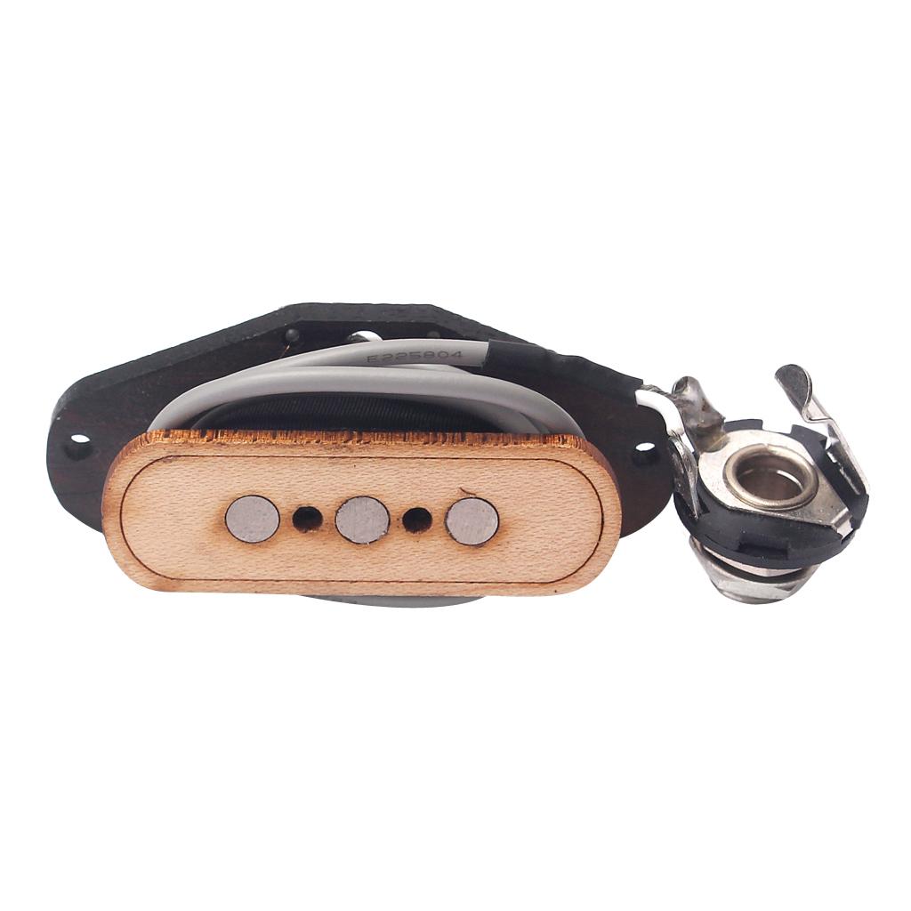 1 PC 3 String Cigar Box Guitar Pickup + Input Jack Cigar Box Guitar Kit