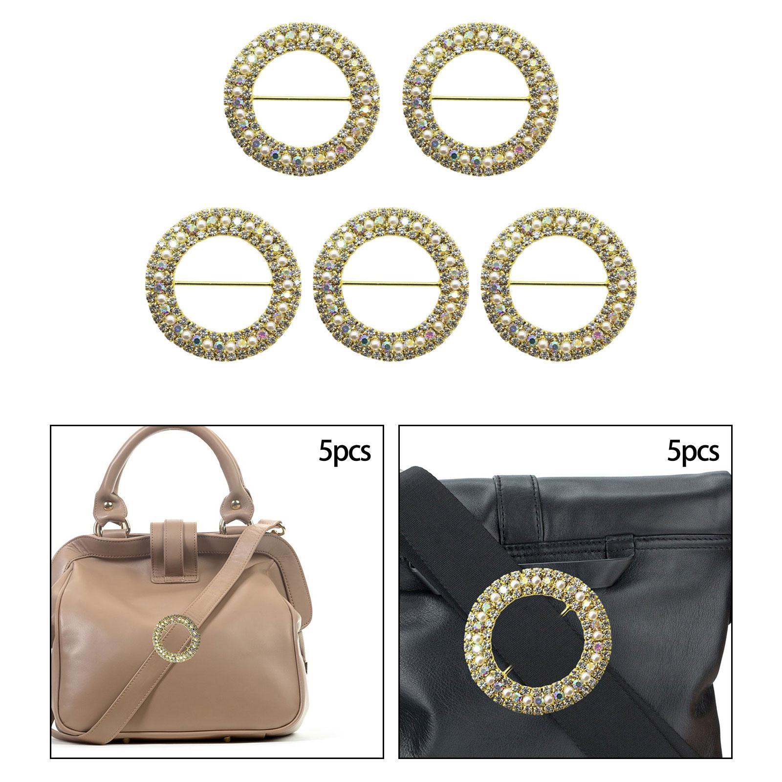 10x Round Metal Flatback Buckles Gift Slider Fittings Decor for Invitation