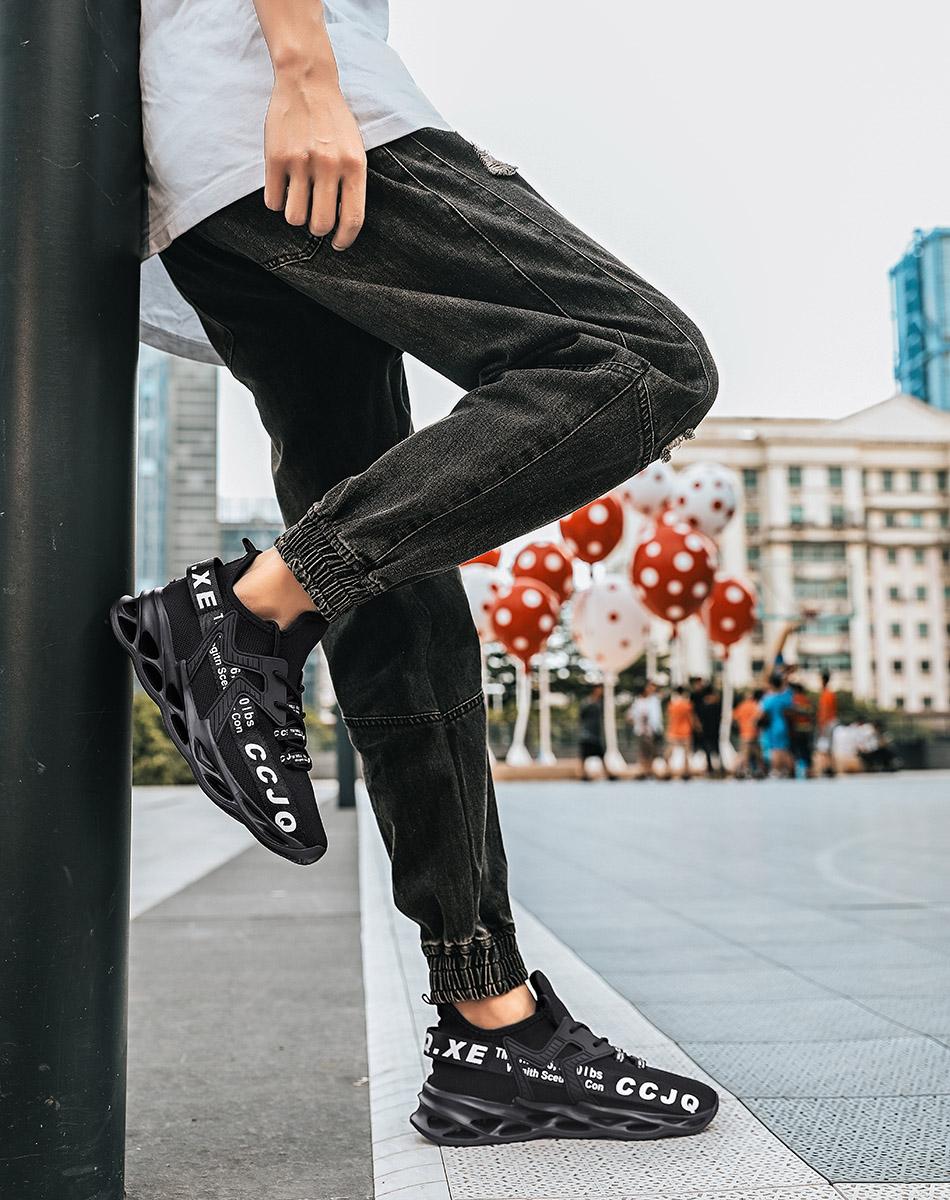 Giày thể thao giải trí ngoài trời mùa xuân và mùa hè mới Color: C116-black Shoe Size: 46