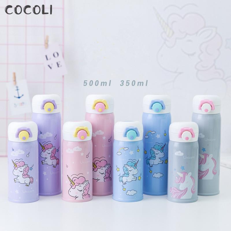 Kỳ Lân Chân Không 350/500Ml Thép Không Gỉ Hạc Giữ Nhiệt Cốc Du Lịch Cốc Cà Phê Giữ Nhiệt Trẻ Em Nước Trà cốc Quà Tặng