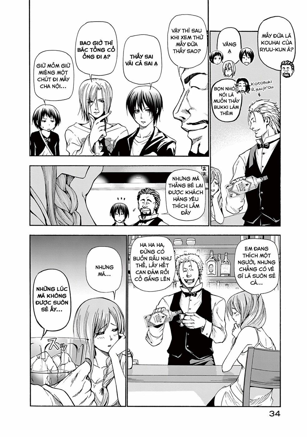 cô gái thích lặn - grand blue chapter 14 8