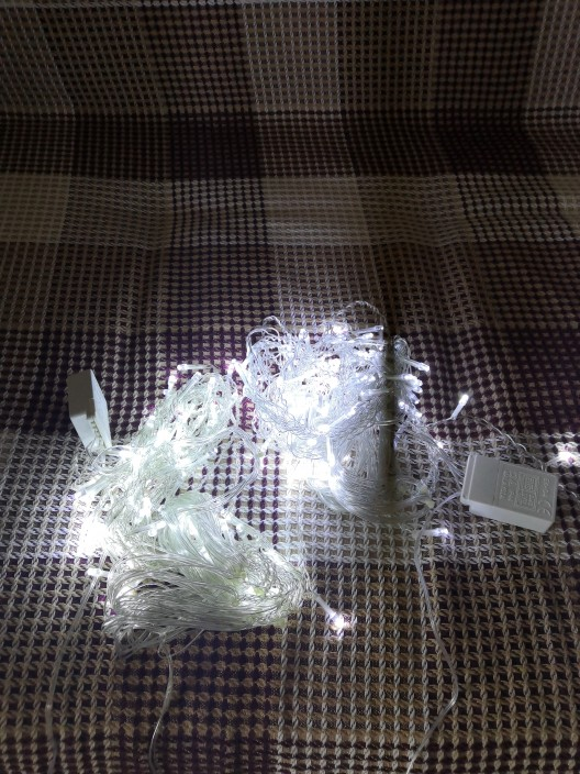 Đèn nháy thả rèm trang trí 8 chế độ DL456 Ngang 4,5 mét 19 dây thả xuống 40,50,60 cm - Có đầu nối - Có video